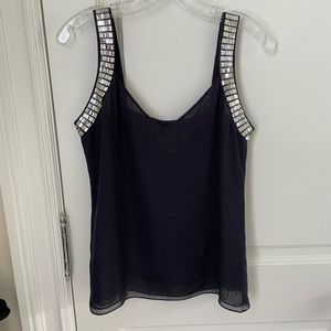 Navy Blue Tory Burch Top
